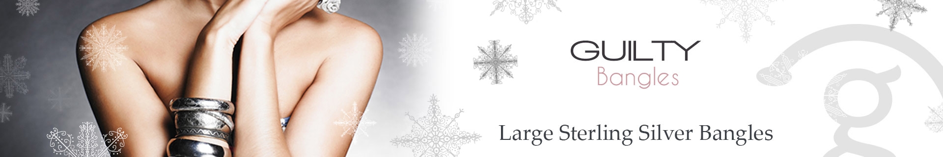  Large Ladies Silver Bangles 