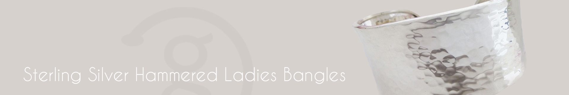  Hammered Silver Bangles 