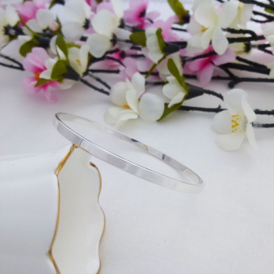 Plain Silver Slave Bangle from Guilty Plain Silver Slave Bangle from Guilty