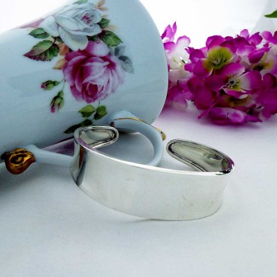 Zara Plain Dished sterling Silver Torque Zara Plain Dished sterling Silver Torque