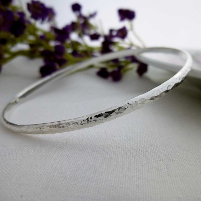 Georgia hammered silver slave bangle bracelet at a great price available to buy online Georgia hammered silver slave bangle bracelet at a great price available to buy online