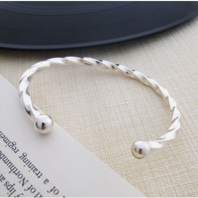 Men's surfer torque bangle Men's surfer torque bangle