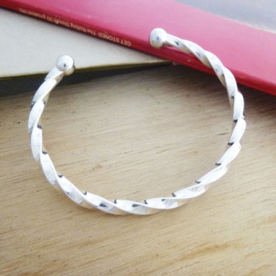 Men's surfer torque bangle Men's surfer torque bangle