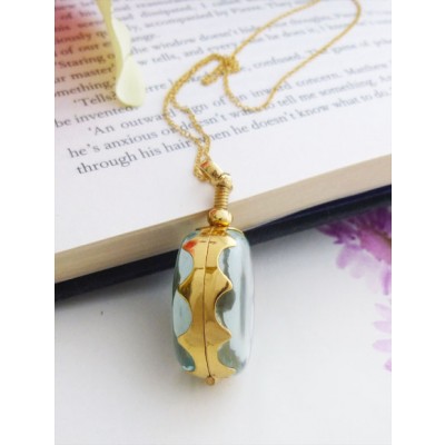 Anya Oval Locket Pendant Necklace Anya Oval Locket Pendant Necklace