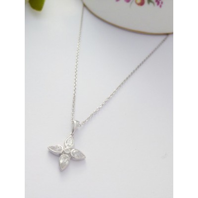 Georgini Blossom Flower Pendant Necklace