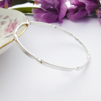 Sadie twisted slave bangle