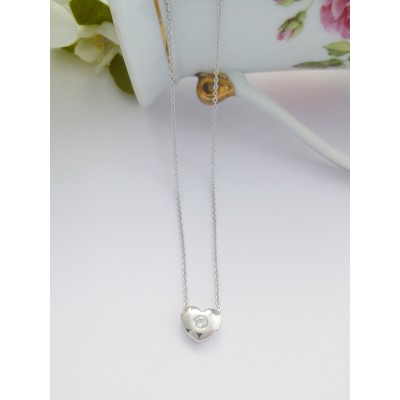 Georgini Esme Silver  Heart Pendant Necklace