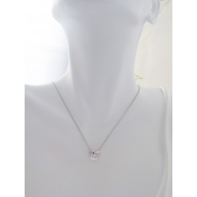 Georgini Esme Silver  Heart Pendant Necklace