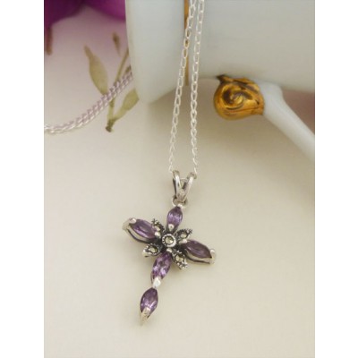 Faith Amethyst Cross Faith Amethyst Cross