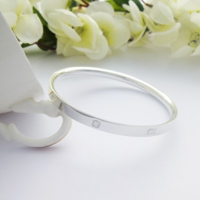 Harlow solid silver hallmarked bangle