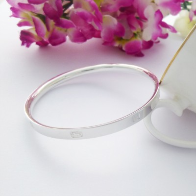 Harlow solid silver hallmarked bangle Harlow solid silver hallmarked bangle