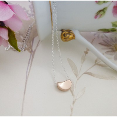 Ida Rose Gold Blob Necklace