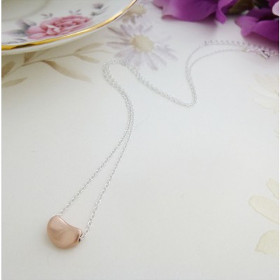 Ida Rose Gold Blob Necklace