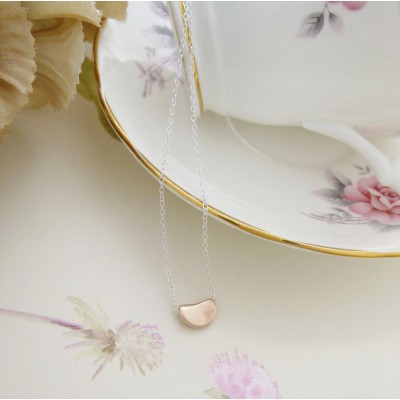 Ida Rose Gold Blob Necklace