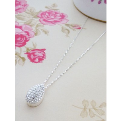 Lola Silver CZ Teardrop