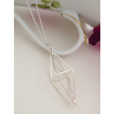 Sterling Silver Prism Necklace Sterling Silver Prism Necklace