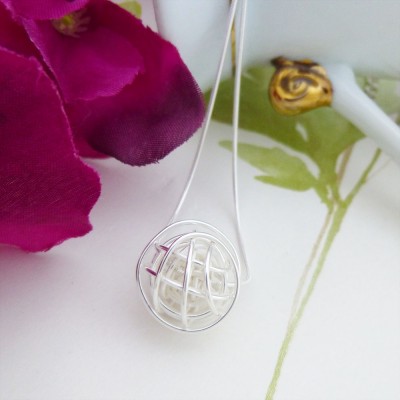 Rhiannon Silver Nest Pendant Necklace Rhiannon Silver Nest Pendant Necklace