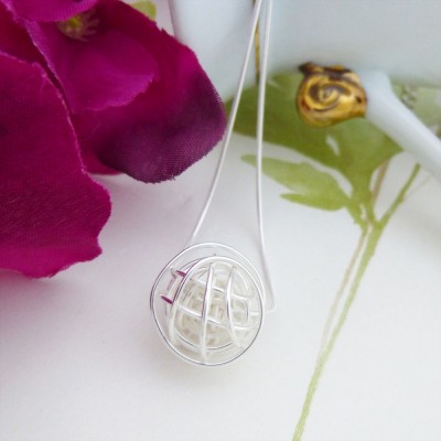 Rhiannon Silver Nest Pendant Necklace