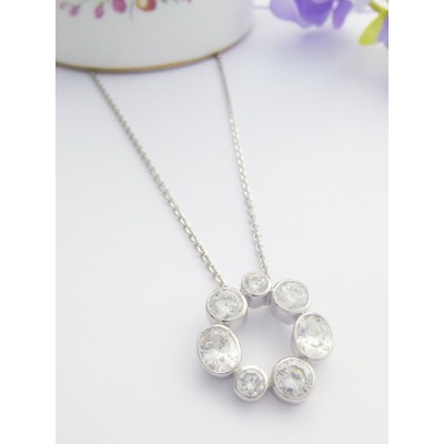 Georgini Skye Sparkling CZ Stone Necklace