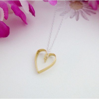 Tiffany Gold Heart Necklace