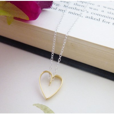 Tiffany Gold Heart Necklace