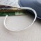 Rounded interior and flat exterior mens solid sterling silver torque Rounded interior and flat exterior mens solid sterling silver torque