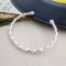 Men's twisted solid silver torque bangle Men's twisted solid silver torque bangle