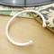 Handmade in the UK solid sterling silver mens torque bangle Handmade in the UK solid sterling silver mens torque bangle