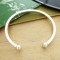 Men's square section torque bangle Men's square section torque bangle
