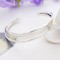 Kikki hammered torque cuff bangle bracelet in 925 sterling silver from Guilty Bangles