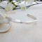 Kendra small twist solid sterling silver torque bangle bracelets for small wrists Kendra small twist solid sterling silver torque bangle bracelets for small wrists