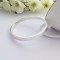 Rectangular cross section bangle Rectangular cross section bangle