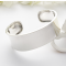 Chunky torque cuff bracelet bangle in 925 sterling silver with a higly polished finish Chunky torque cuff bracelet bangle in 925 sterling silver with a higly polished finish