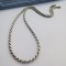 Silver mens box chain