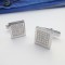White CZ mens Cufflinks White CZ mens Cufflinks