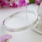 Chunky solid 925 silver bangle Chunky solid 925 silver bangle