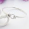 Harper silver bangles with a hook and clip, a great bangle for women Harper silver bangles with a hook and clip, a great bangle for women