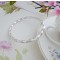Small sized solid silver bangle Small sized solid silver bangle