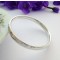 Hammered solid silver bangle Hammered solid silver bangle