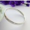 kelly hammered 925 sterling silver bangle