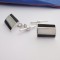 Black striped silver cufflinks Black striped silver cufflinks