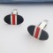 Tokyo Red and Black Cufflinks