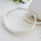 Mya ladies extra small size solid silver bangle Mya ladies extra small size solid silver bangle