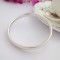 Chunky weighty solid silver bangle