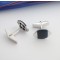 Sterling Silver black Cufflinks Sterling Silver black Cufflinks