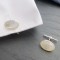Mother of Pearl 925 sterling silver Cufflinks