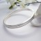 Paloma handmade silver bangle