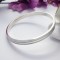 Paloma grooved silver bangle Paloma grooved silver bangle