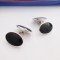 Paris Double Oval Onyx Cufflinks Paris Double Oval Onyx Cufflinks