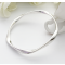 payton twist silver bangle